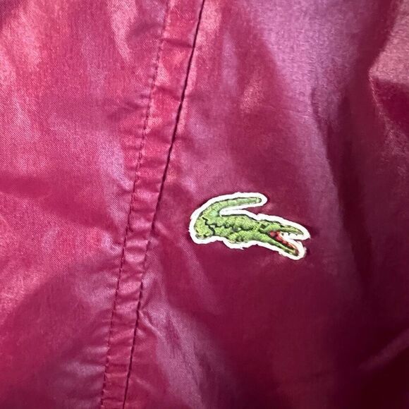 Vintage Mens Izod Lacoste Nylon Pullover Jacket with Pocket Light Size Large‎ - Picture 4 of 8